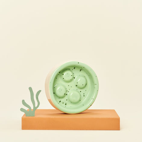Ceramic shampoo dish - mint