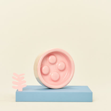 Ceramic shampoo dish - pink