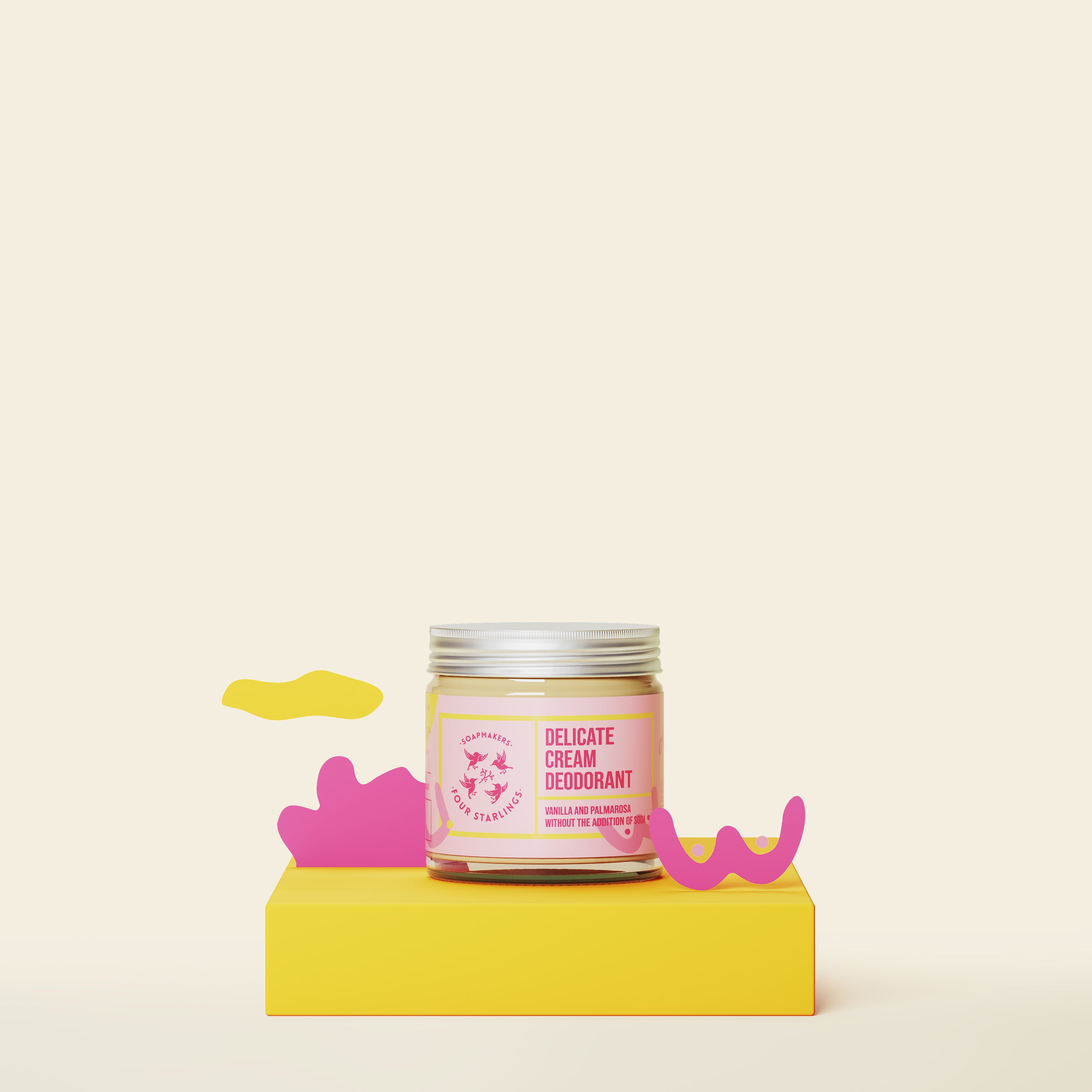 香草玫瑰柔肌乳霜香體膏