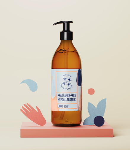 Fragrance-Free Hypoallergenic - Natural Liquid soap
