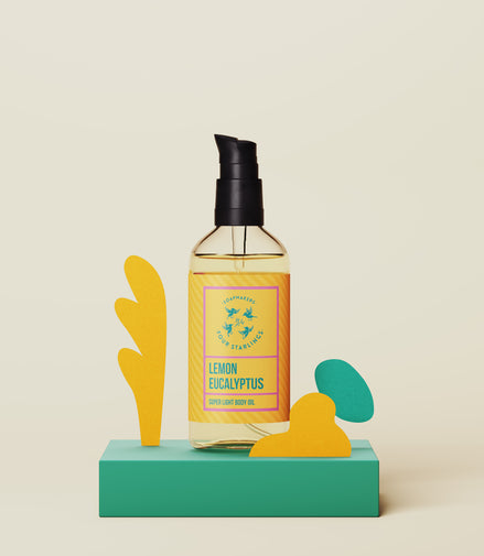 Lemon eucalyptus super light body oil