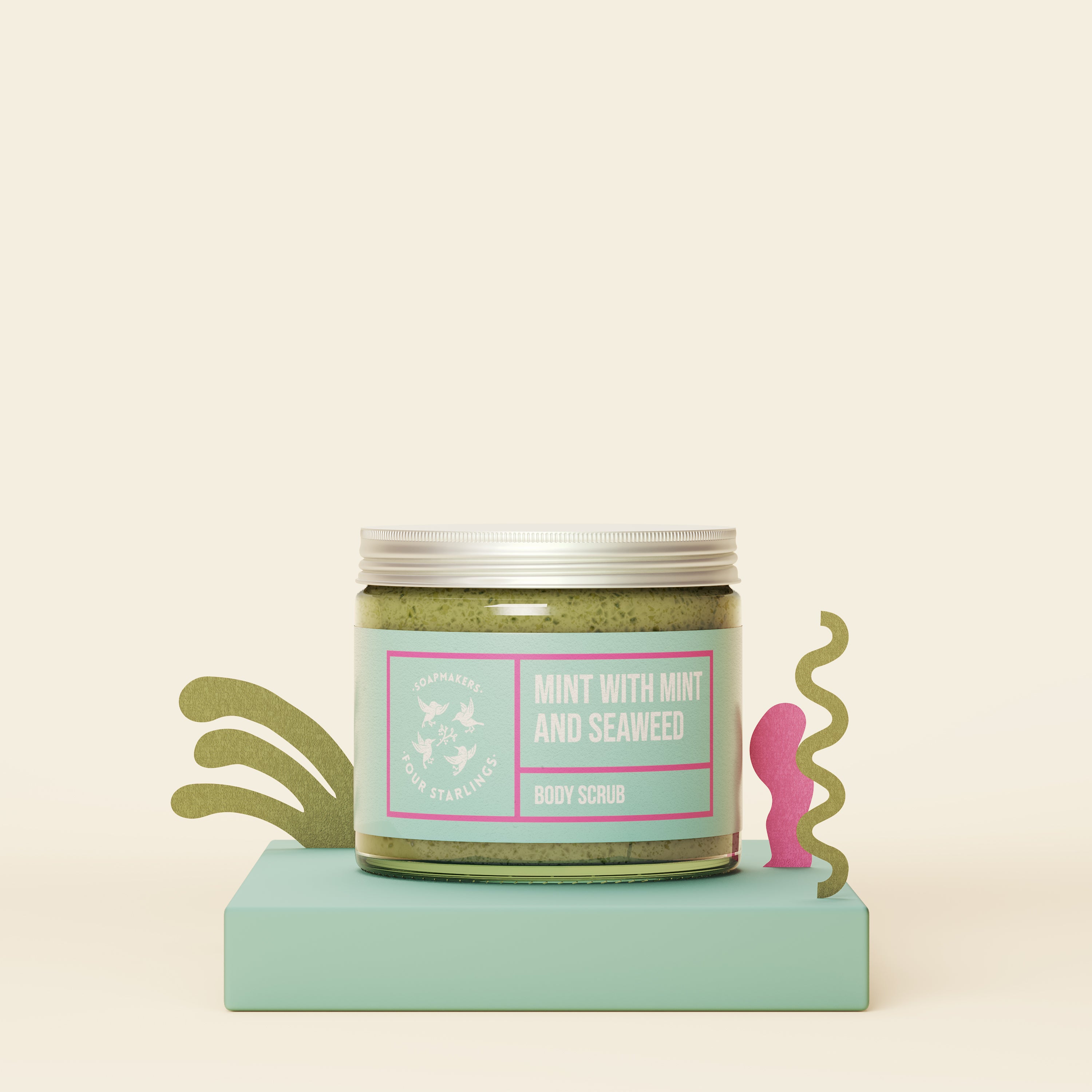 Mint With Mint And Seaweed - Sugar Scrub