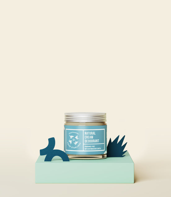 Natural Cream Deodorant - Fragrance-Free