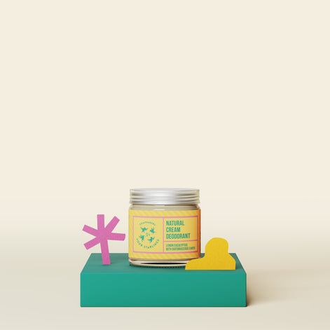 Natural cream deodorant lemon eucalyptus