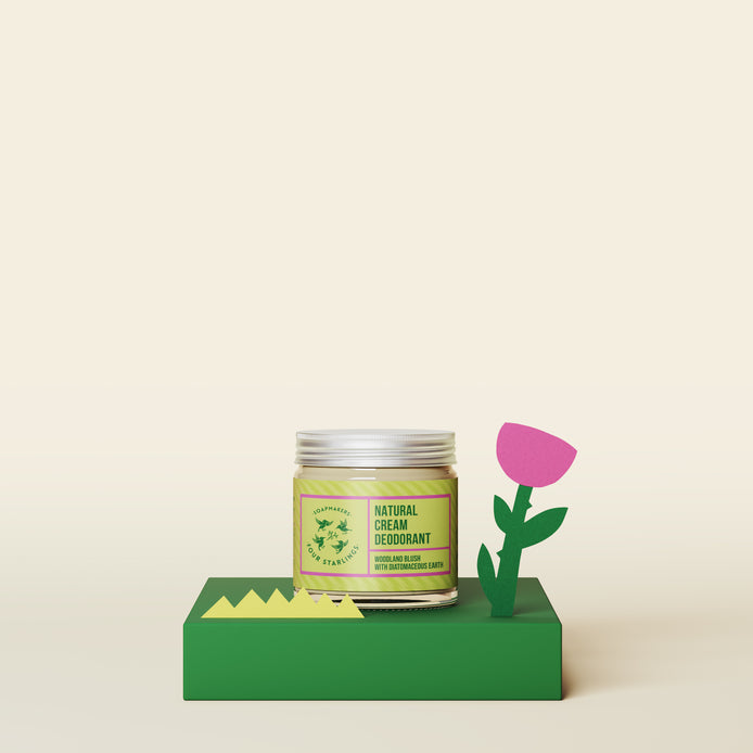 Natural Cream Deodorant - Woodland Blush