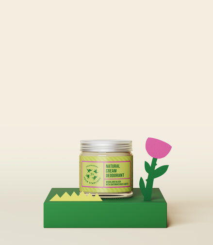 Natural Cream Deodorant - Woodland Blush