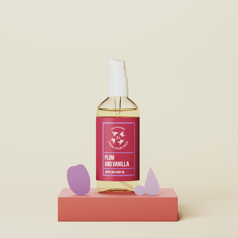 Plum And Vanilla - Super Light Body Oil