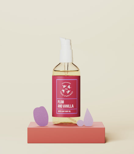 Plum And Vanilla - Super Light Body Oil