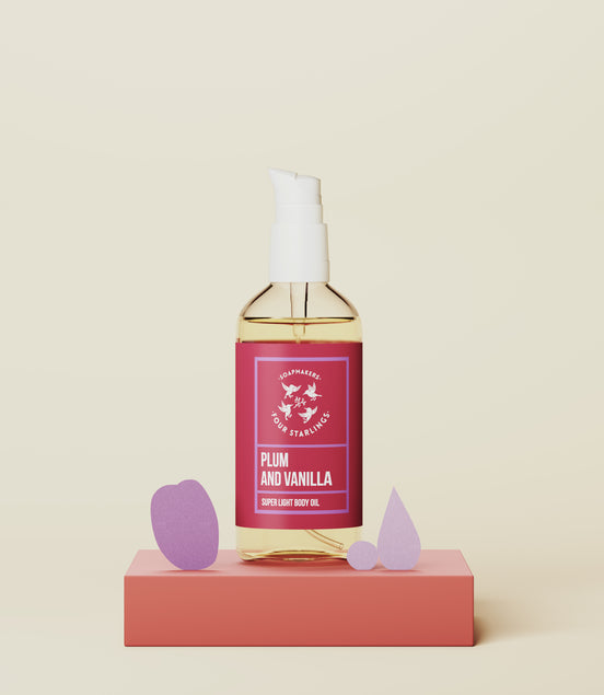 Plum And Vanilla - Super Light Body Oil