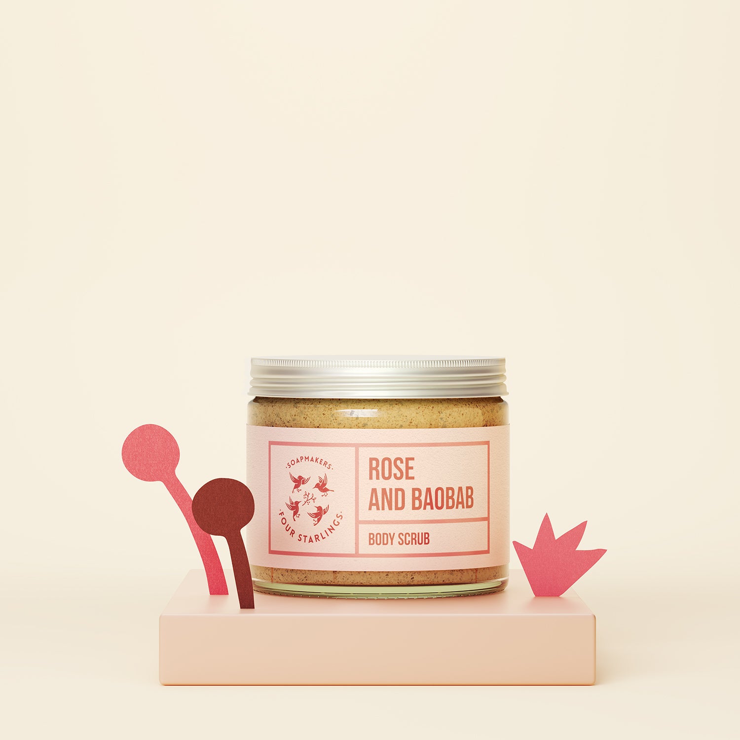 Rose And Baobab - Sugar Scrub