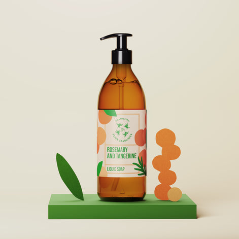 Rosemary And Tangerine - Natural Liquid Soap