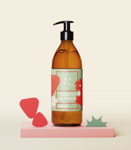 Strawberry And Verbena - Natural Liquid Soap