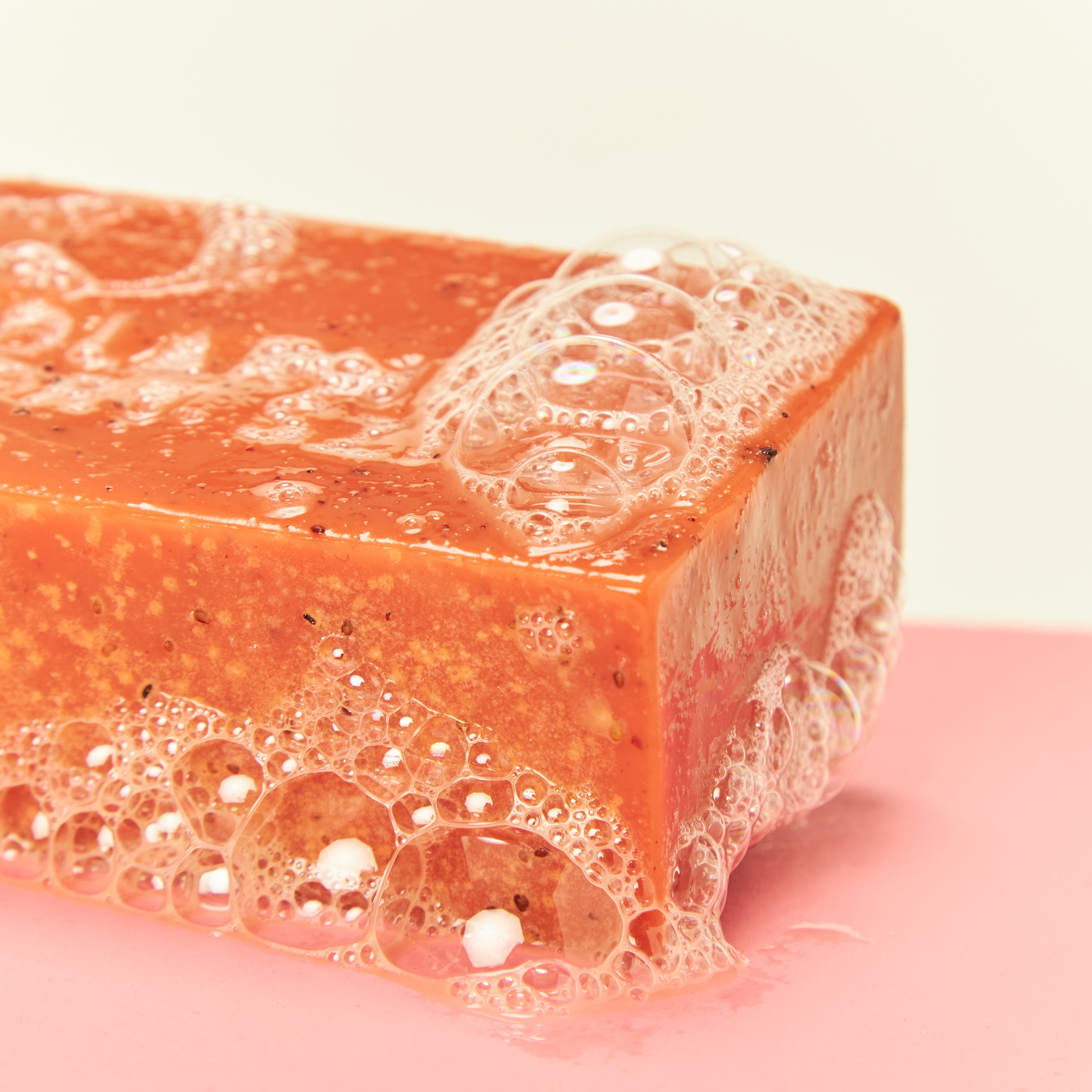 Strawberry And Verbena - Natural Bar Soap With Strawberry Seeds Peeling