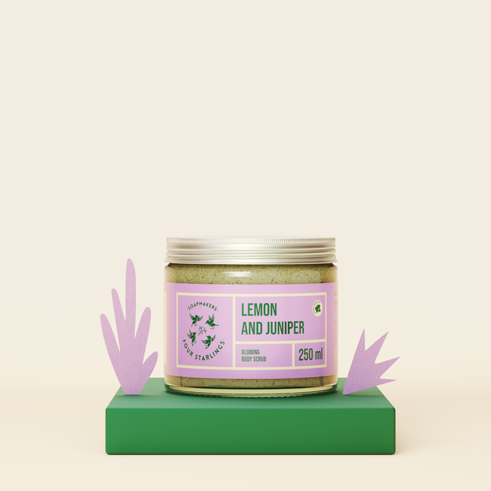 Lemon And Juniper Glowing Body Scrub