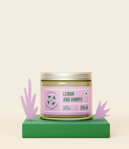 Lemon And Juniper Glowing Body Scrub
